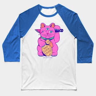 Bad Luck Club Unlucky Cat Baseball T-Shirt